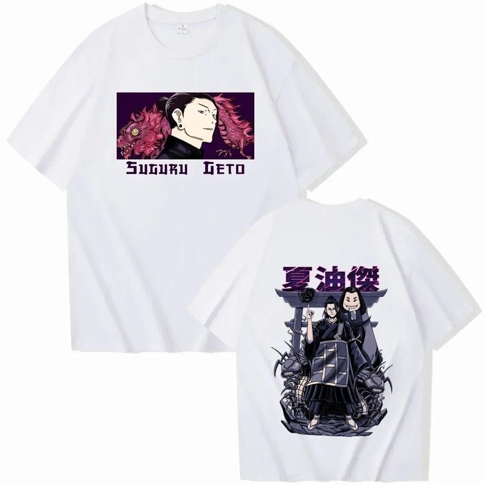 Suguru Geto Jujutsu Kaisen Graphic T-shirt Fashion Harajuku Hip Hop Streetwear Oversized T-shirt Unisex Top Unisex Clothing