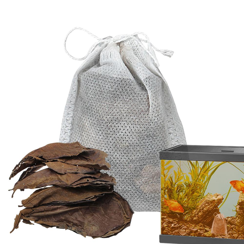 Aquarium Almond Leaves Betta Water Conditioner Shrimp Tank Accessories For Creating Natural Habitat Improves Immunity Better