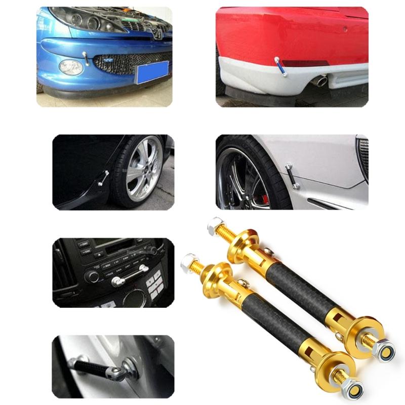 Set Of 2 Lightweight Car Front Lip Struts Rods Stabilizers Bars For Improved Stability And Control For Daily & Track Use