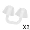 2x Swimming Nose Swim Clip, Reusable Silicone Protector Waterproof for