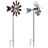 Metal Yard Windmill Decoration Vintage Waterproof Garden Wind Spinners Patio Ornament for Yard Garden Patio Lawn Outdoor