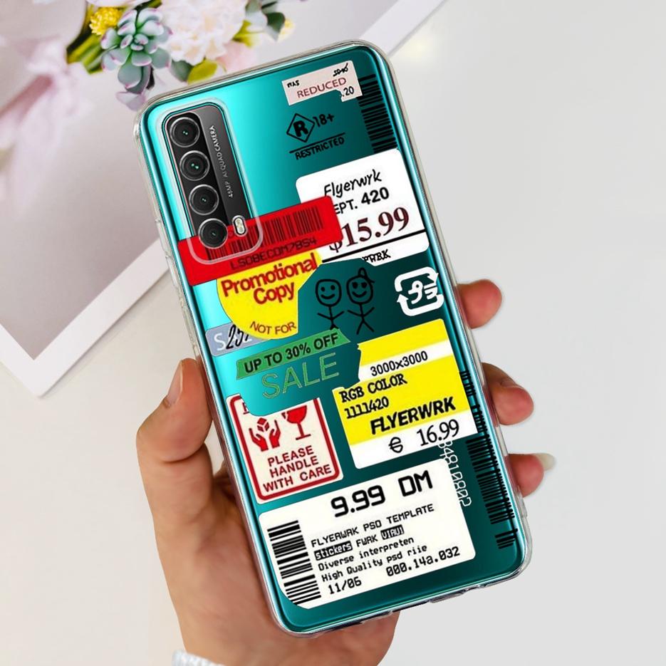 Для Huawei P Smart 2021 Чехол PPA-LX1 PPA-LX2 Новый Модный Расписной Чехол Мягкий ТПУ Чехол для Телефона Для Huawei Y7a Psmart 2021 Coque Capa