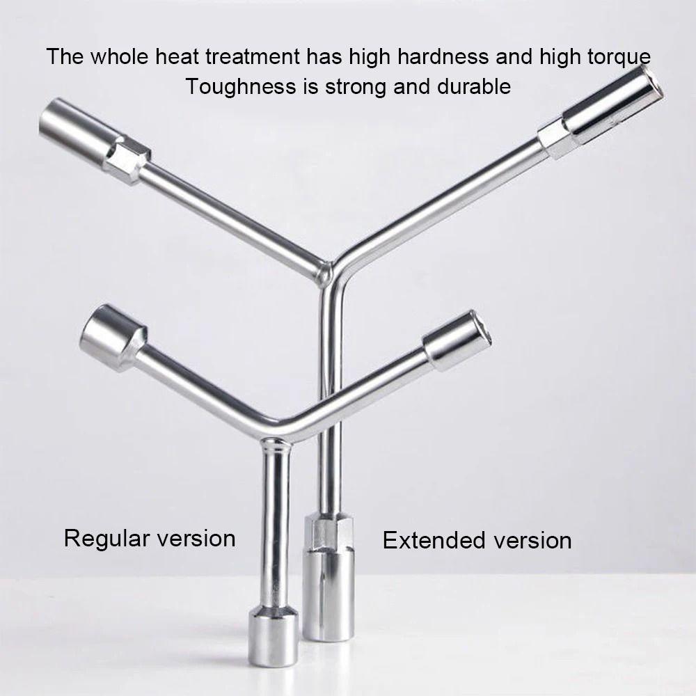 1 шт. хром-ванадиевая сталь треугольный торцевой ключ велосипедный трехвилочный ключ Y-образный гаечный ключ