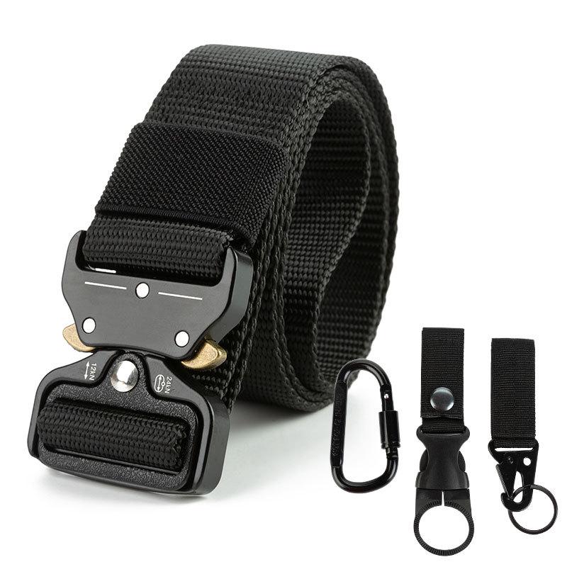 Tactical Belt Youth Casual Nylon Outdoor Military Training Camping Belt Adjustable Belt