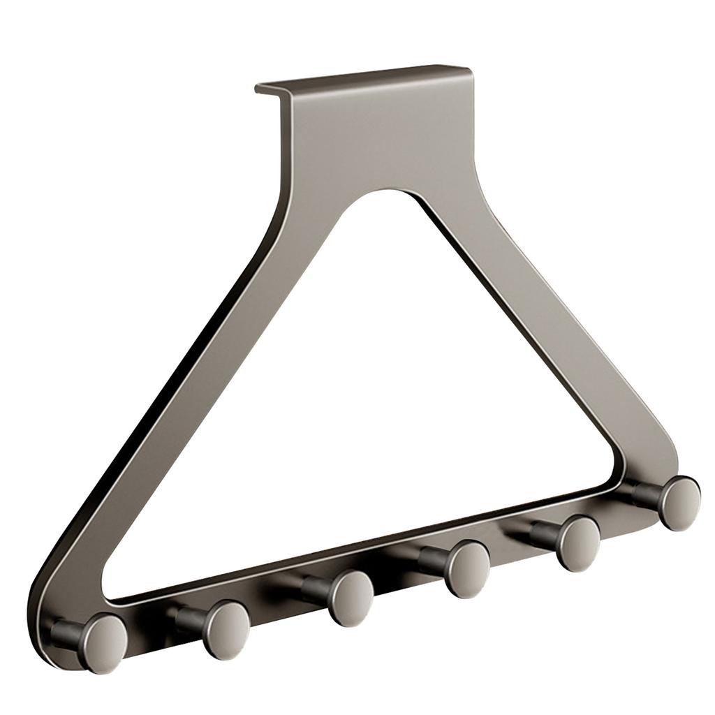 Carbon Steel Heavy Duty Door Hanger Easy Installation Multi-Purpose Door Organizer for Home Office Bedroom Bathroom Entryway
