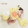 Infant Exhaust Pillow with Cartoon Animal Patterns Easy To Clean Safety Materials Sleeping Pillow for Emotional Soothing