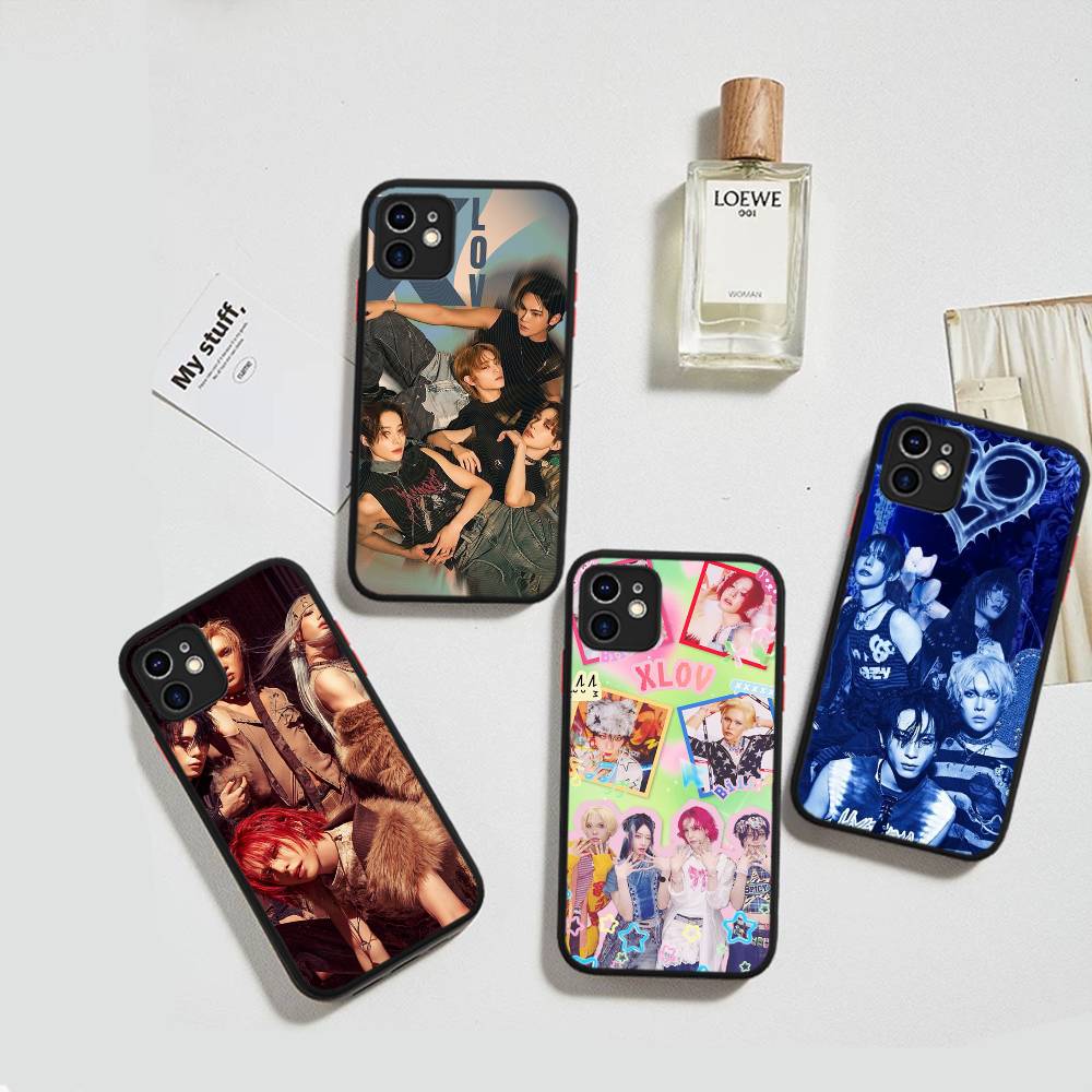 Kpop Group XLov Matte Protective Case For IPhone 16 15 14 13 12 11 Pro Max X XS MAX Protection Case