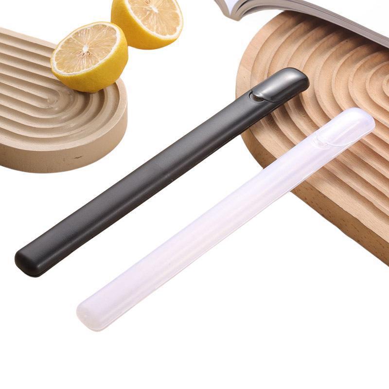 Портативный ящик для хранения кистей для макияжа, карандаш для бровей, столовые приборы, палочки для еды, прозрачный с крышкой, органайзер, чехол для косметических инструментов