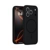 Жидкий силиконовый чехол для IPhone 17, матовый, с магнитной зарядкой, полноразмерный, ударопрочный, мягкий чехол для Apple 16
