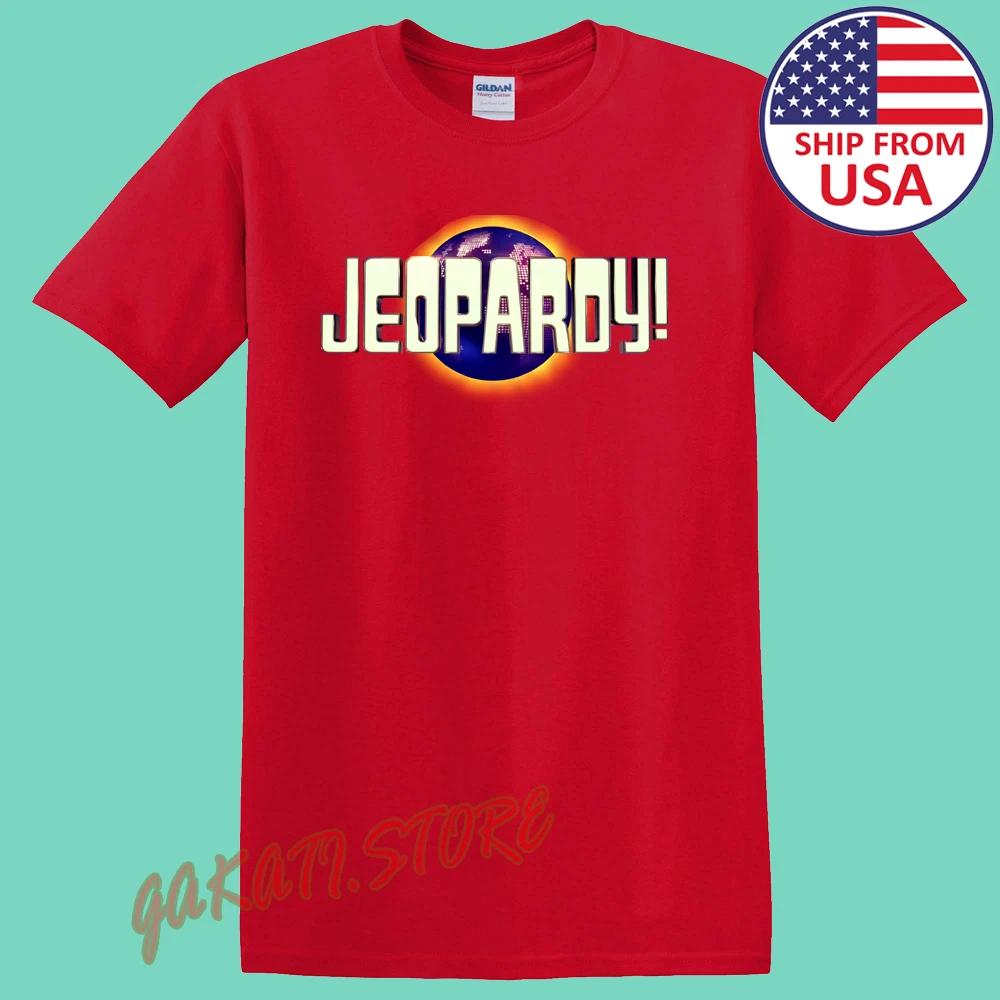 Телешоу Jeopardy Мужская Красная Размер S-5XL