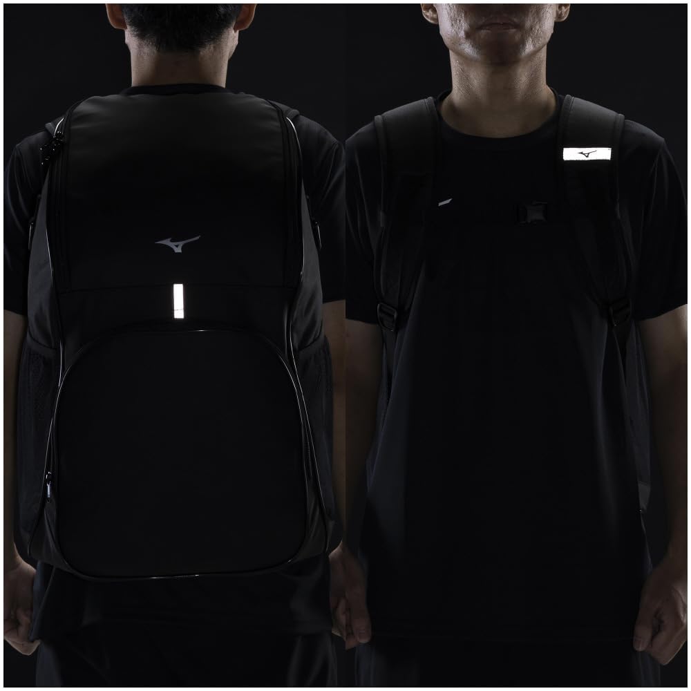 [Mizuno] Team Backpack 40 Gohi Unisex F Black/Silver