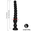 Extra Large Beaded Soft Anal Plug for Men & Women - Ideal for Dilation & Outdoor Use