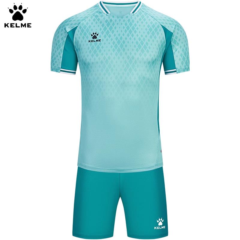 Футбольная форма Kelme Индивидуальная командная форма Официальный оригинальный комплект с принтом Мужская форма для матчей с коротким рукавом