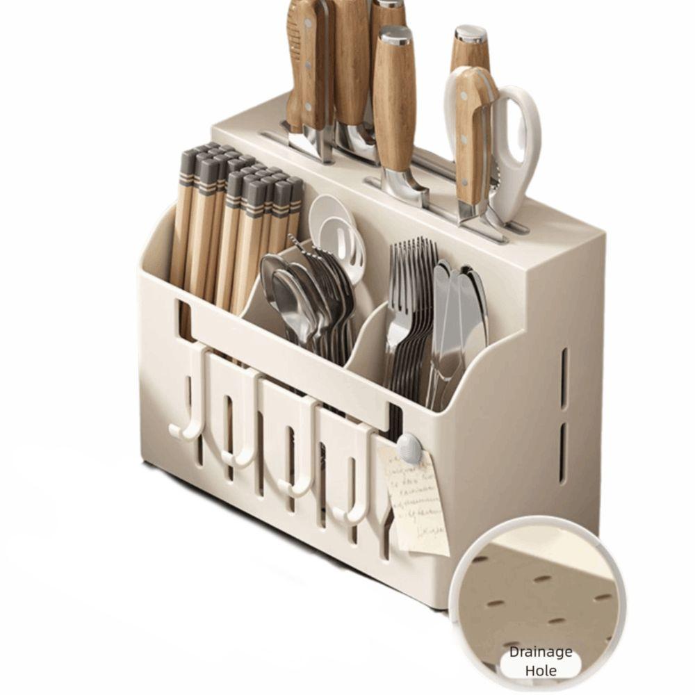 Multifunctional Kitchen Utensil Rack Wall-Mounted Draining Rack  Kitchen Accessories