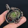 Dragon Bloodstone Jewelry, Handmade Gemstone Pendant, 999 Copper Wire Wrapped Pendant, Antique Jewelry, For Engagement Gift