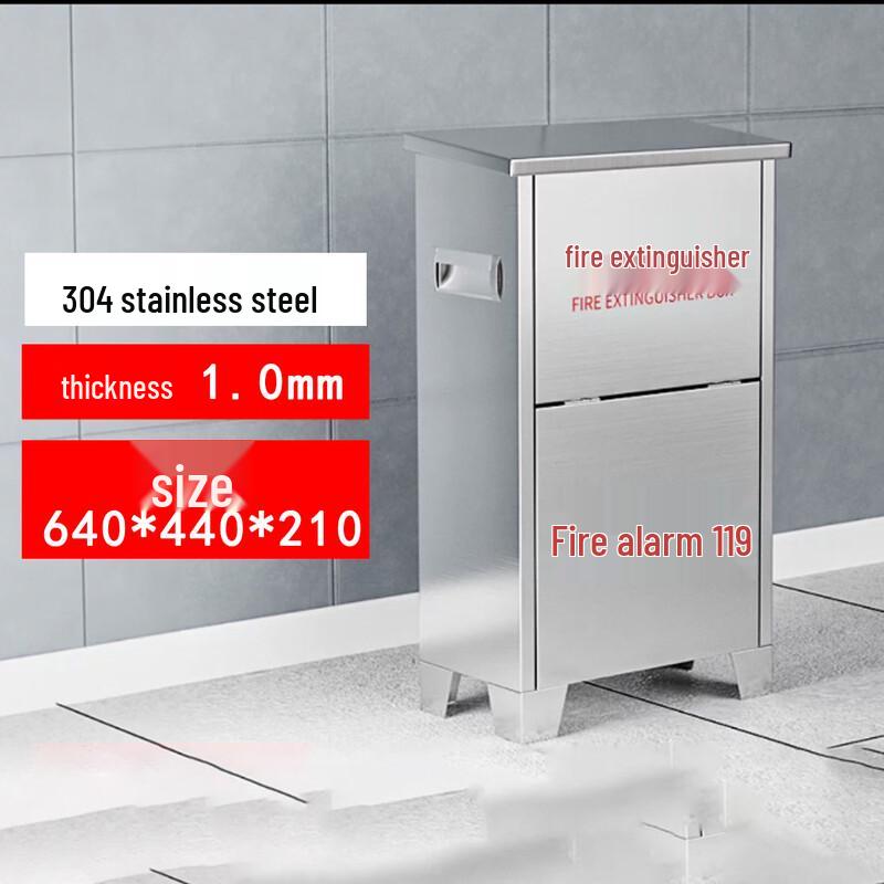 OLOMM Stainless Steel Fire Extinguisher Cabinet