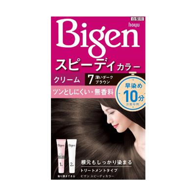Bigen Speedy Color Крем для окрашивания волос Тип 7, Темно-черный
