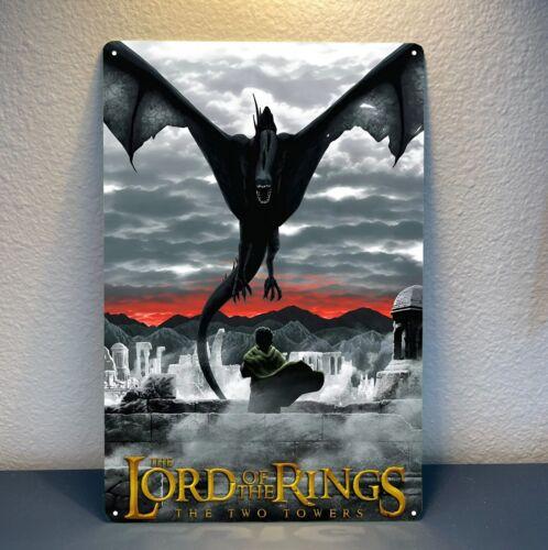 The Two Towers Movie Metal Poster Tin Sign xcmAluminum