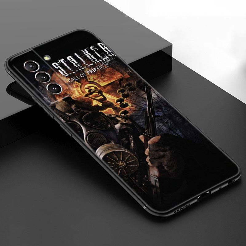 Чехол для телефона Game Stalker Clear Sky Black из силикона для Samsung Galaxy S23 S21 S20 FE S24 S22 Ultra S10E S10 S9 S8 Plus