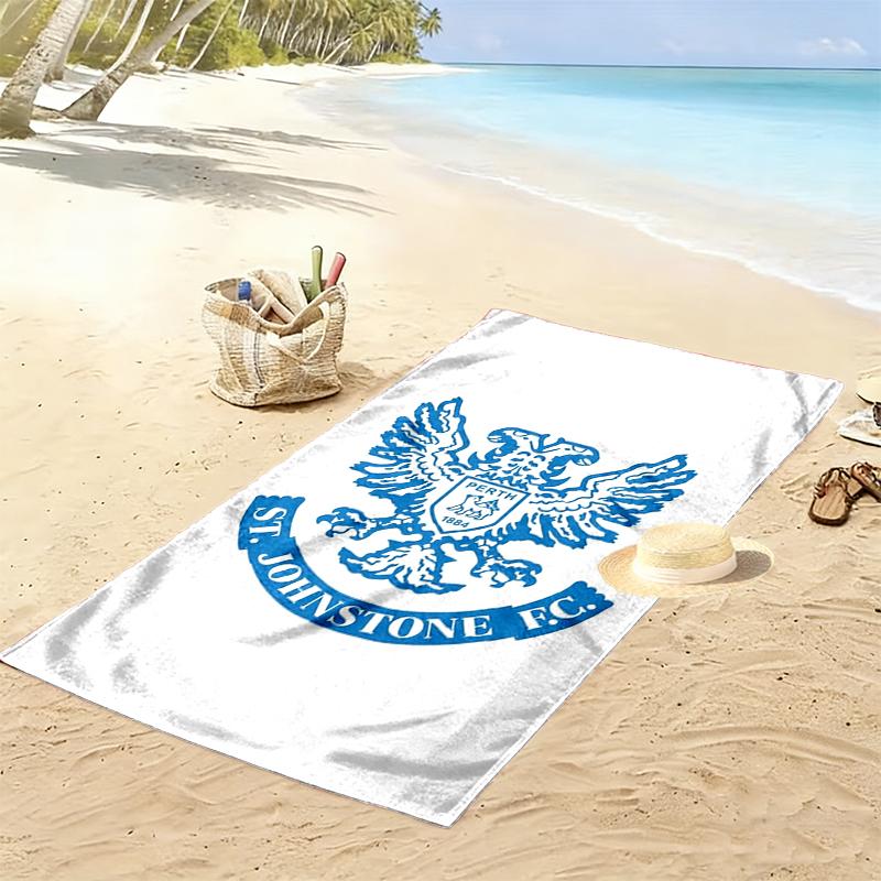 St Johnstone FC Print Beach Towel, Large Soft Quick Dry Towel for Beach Camping Swimming