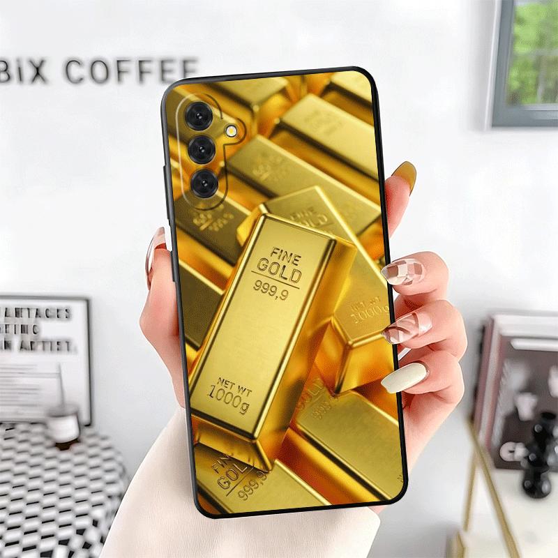 Fine Gold Pattern Printing Soft Phone Case for Samsung A17 A37 A57 A16 A26 A36 A56 A15 A25 A35 A55 A14 A24 A34 A54 A13 A23 A33 A