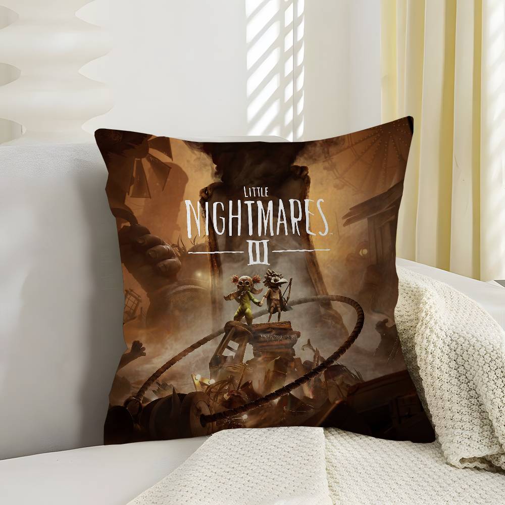 Game L-Little Anime N-Nightmares Pillow Anime Pillow Sofa Bed Head Pillow Cover Cushion Cover 45X45 Cm Fashion