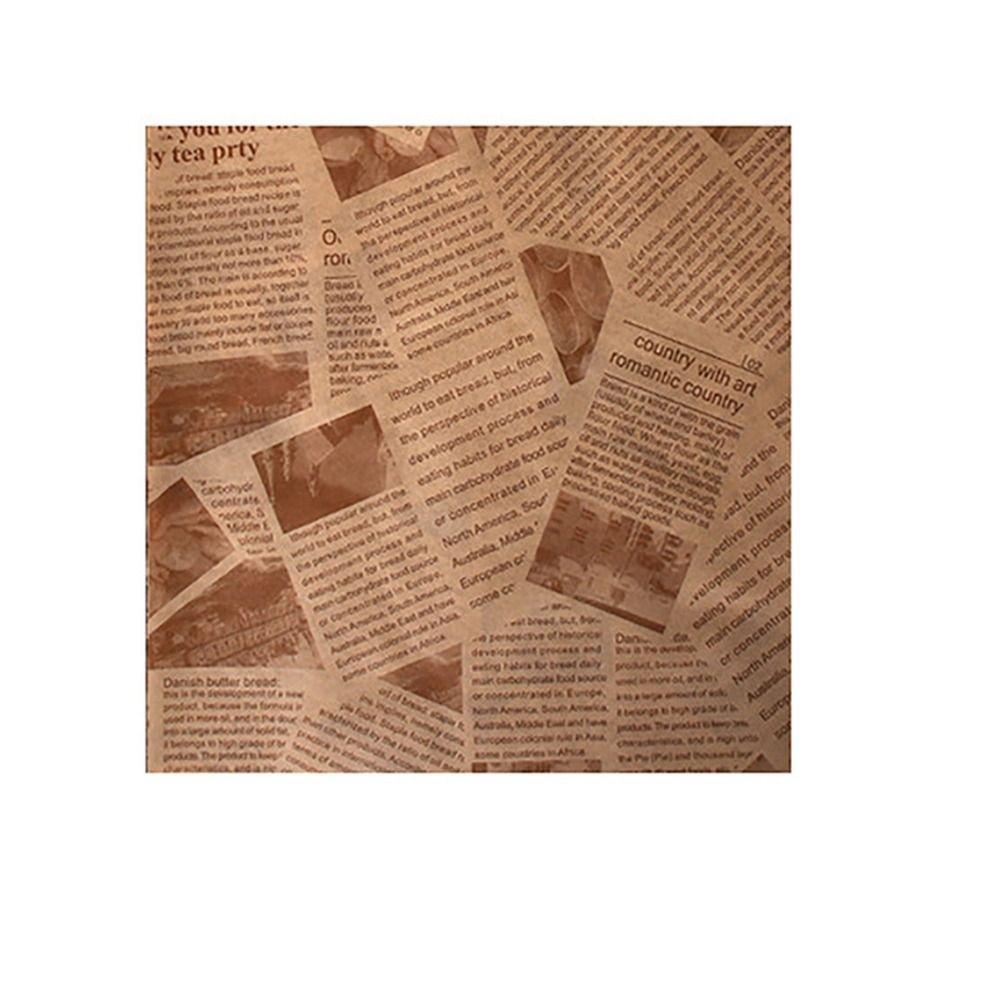 500 шт. Антипригарная, маслостойкая, вощеная бумага, водостойкая, прочная на разрыв, бумага для выпечки, простая одноразовая обертка для еды, бумага для выпечки еды