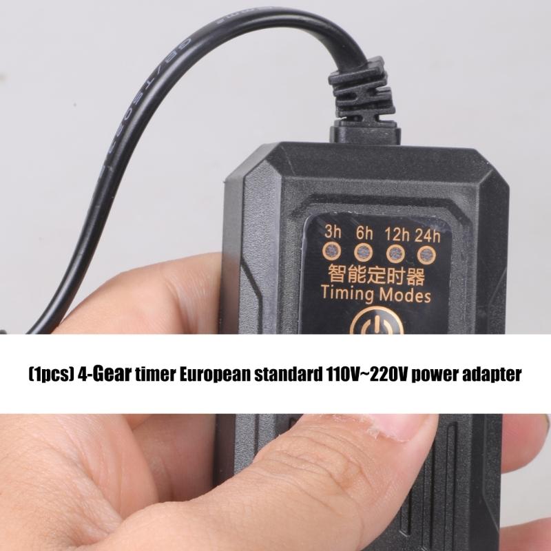 Розетка с таймером цикла 110В-220В Питание для аквариумов, светильников, вентиляторов, роутеров С режимами цикла 3 часа, 6 часов, 12 часов, 24 часа Таймеры для аквариумов