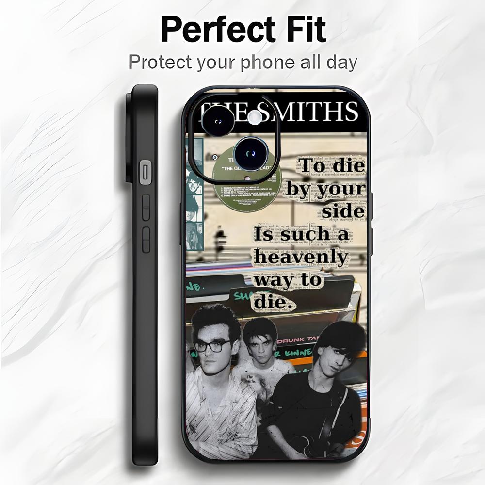 Легендарная Британская Группа T-The Smiths Чехол для Телефона Чехол для Телефона Мягкая Упаковка Легкий Для iPhone17 16 15 14 13ProMax