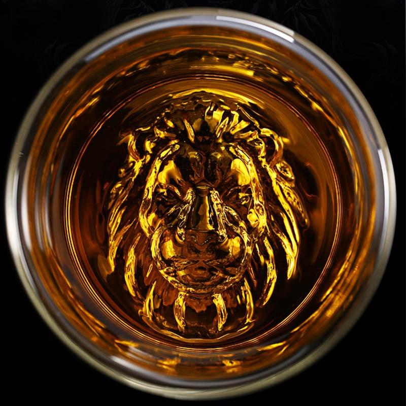 Creative lion head glass glass glass glass cup glass glass cocktail cup bar party dinner kitchen wedding | Beer Cups