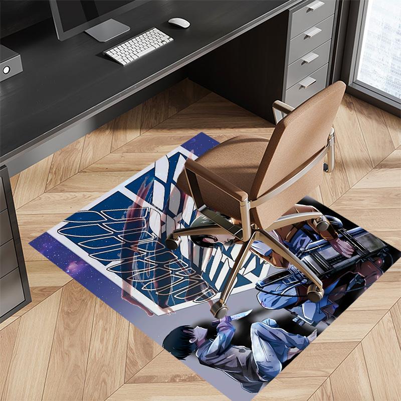 Attack on Titan Printed Absorbent Washable Carpet, Non-Slip Bathroom Mats, Kitchen Rugs, Yoga Mat,Living Room Entrance, Camping Picnic Rugs