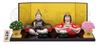 Yakushi Kiln Doll Festival Hina Dolls, Colorful Painting, Prince and Princess Decorative Dolls (Maki-e Style)