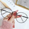 Защита глаз Круглые очки Сверхлегкая оправа Очки Классические очки с защитой от синего света Офис
