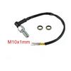 Motorcycle Rear Hydraulic Pressure Brake Light Switch M10x1.0 Single Banjo Bolt