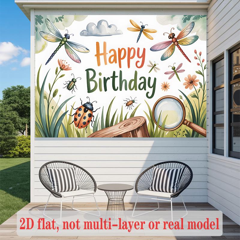 1pc Photography Celebration Backdrop - Polyester Party Decor