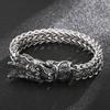 12mm Dragon Charm Bracelet with Mesh Chain - Stainless Steel 316L - KB148282-KJX