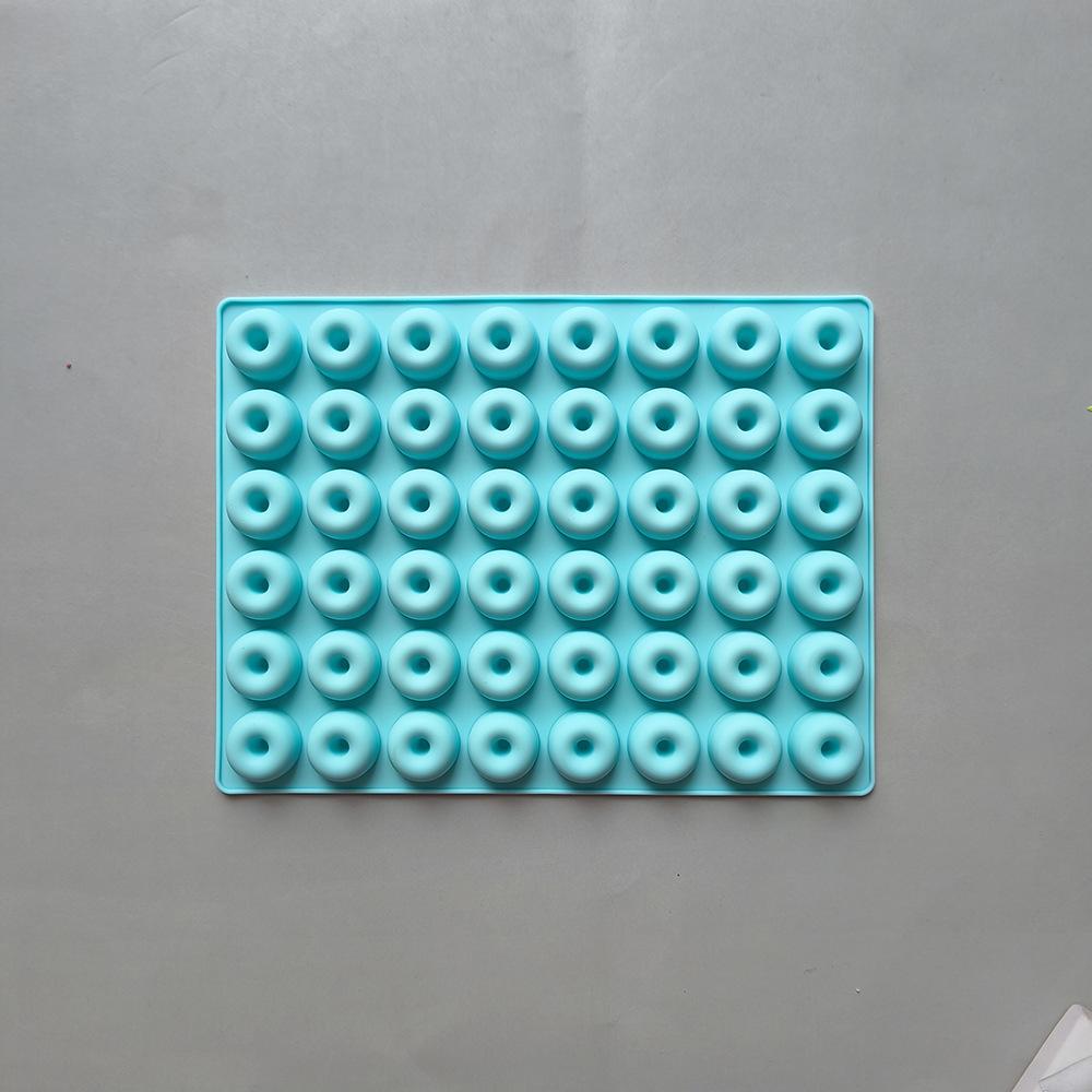 48 Cavity Mini Donut Silicone Mold DIY Handmade Dropper Mold Candy pudding Chocolate Baking Cake Tool