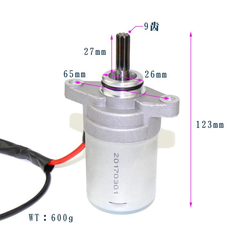 Motorcycle Engine Starter Start Motor for Yamaha ZY100 RS100 RSZ100 BWS100 RS 100 100cc Accessories