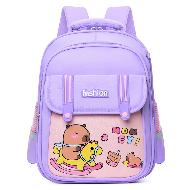 Capybara Childrens Cute Backpack For School With Comfortable Lightweight Design And Colors Fun