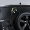 Боковая наклейка на дверь автомобиля Графика с нотной записью Виниловая наклейка Водонепроницаемая Стайлинг кузова автомобиля DIY Декоративная наклейка Аксессуары