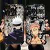 Аниме Jujutsu Kaisens Итадори Юдзи Покрытие Чехол для Телефона Для IPhone 16e 16 15 14 13 12 11 Pro Max X XR XSMax 8 Plus Противоударный Чехол