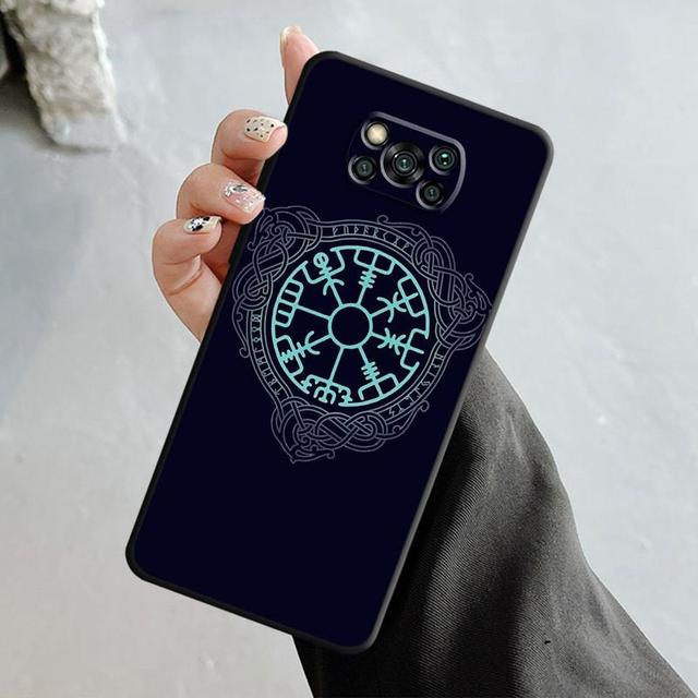 Чехол для телефона Xiaomi Poco X3 Nfc X4pro M3 C40 для Mi 12 11 10 10t 8 Note10 Lite 11ultra 11t Pro F1 Viking Vegvisir Logo Tree