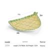 Креативная меламиновая плетеная тарелка в бамбуковом стиле для подачи хот-пота, барбекю и десертов