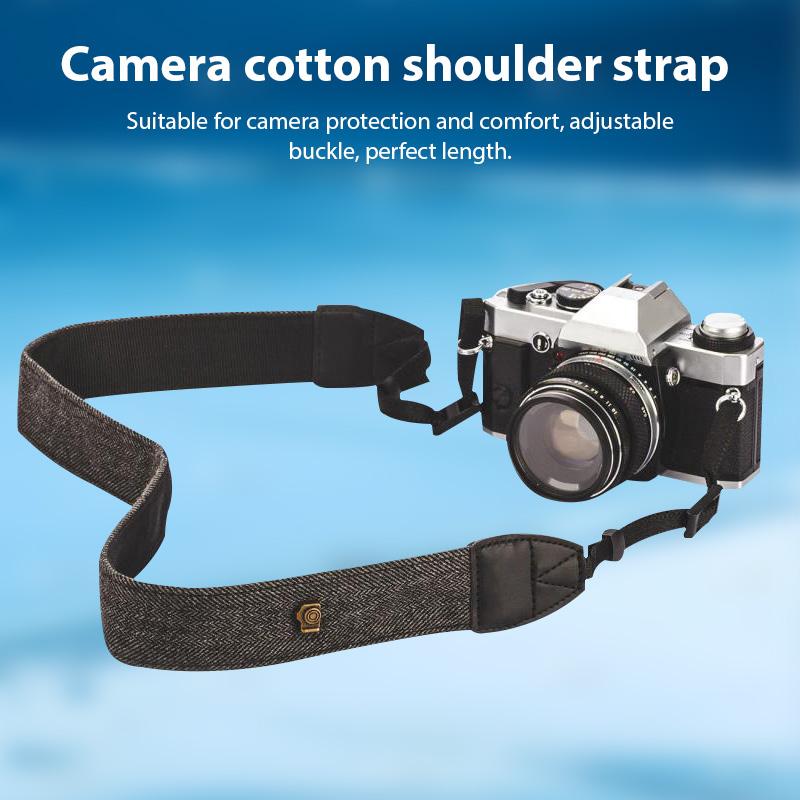 Vintage Style Camera Shoulder Strap Belt Durable Cotton Neck Camera Strap For Canon Nikon For Sony SLR DSLR Photography Strap
