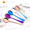 1Pcs Silver Salad Fork Dinnerware Set Colorful Cutlery Stainless Steel Set Mirror Silverware Set Service Unique Fork Tableware