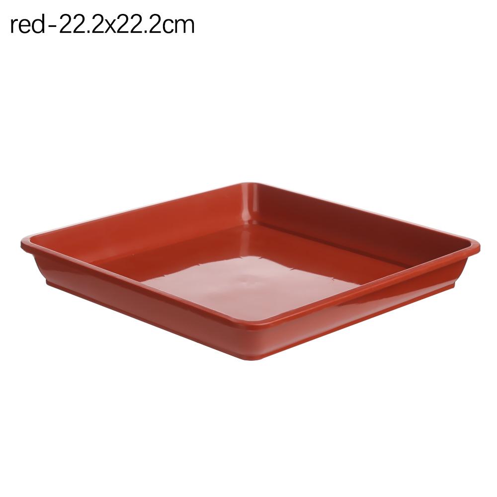 1Pcs Garden Flower Pot Square Plastic Tray Saucers Indoor Outdoor Plant Saucer Drip Trays