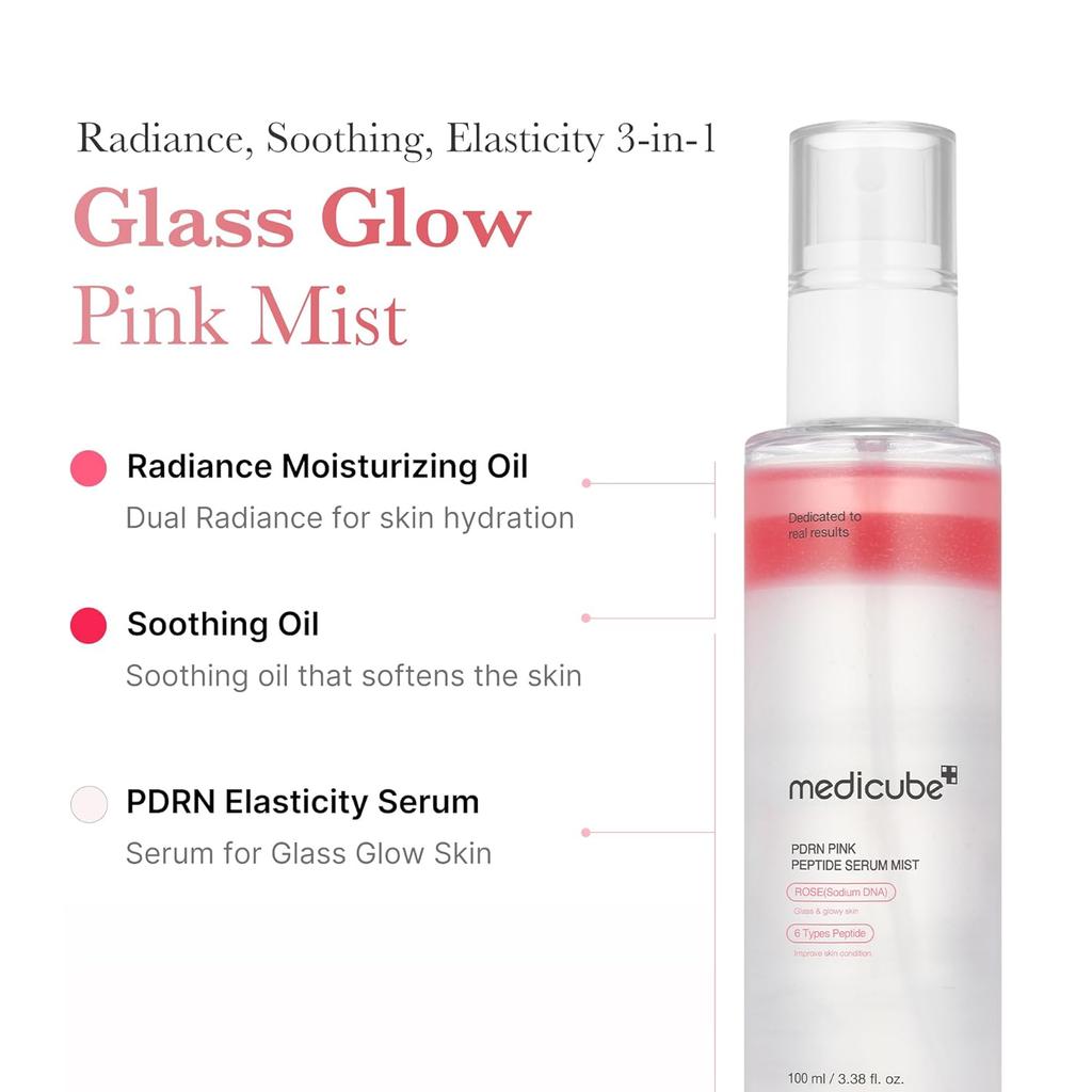 Medicube Спрей-сыворотка-мист с розовым пептидом Salmon PDRN 100 мл (3 варианта)