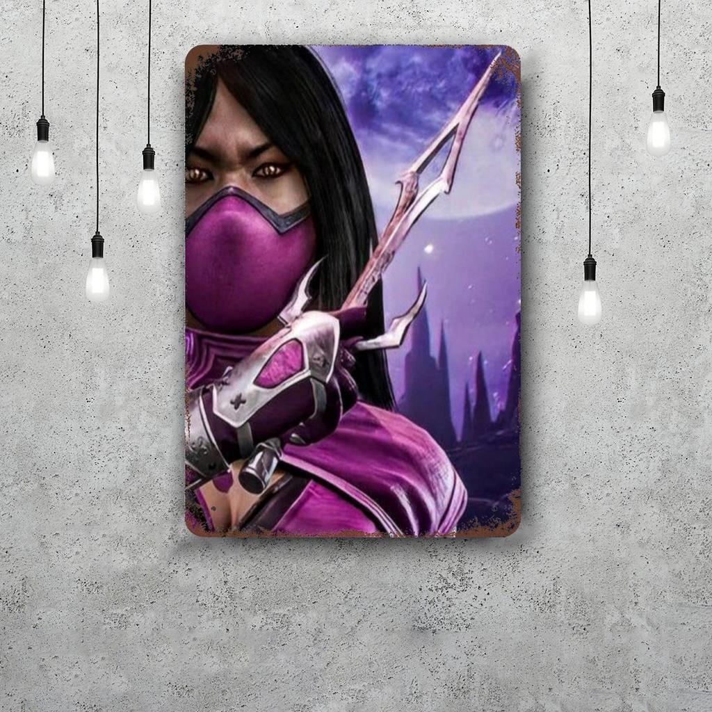 mileena Decor Poster Vintage Tin Sign Metal Sign Decorative Plaque for Pub Bar Man Cave Club Wall Decoration