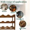 Wine Rack Wooden WineBottle Display Cabinet Holders Shelf Wine Showcases Countertop Wine Storage Rack Cellar Bar Accessories