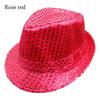 Sequins Panama Cap Shiny Dance Performance Hat Durable Jazz Hat  Men Women